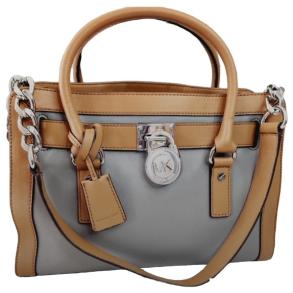 Michael Kors Handbags - Michael Kors Hamilton Frame Out Satchel Bag